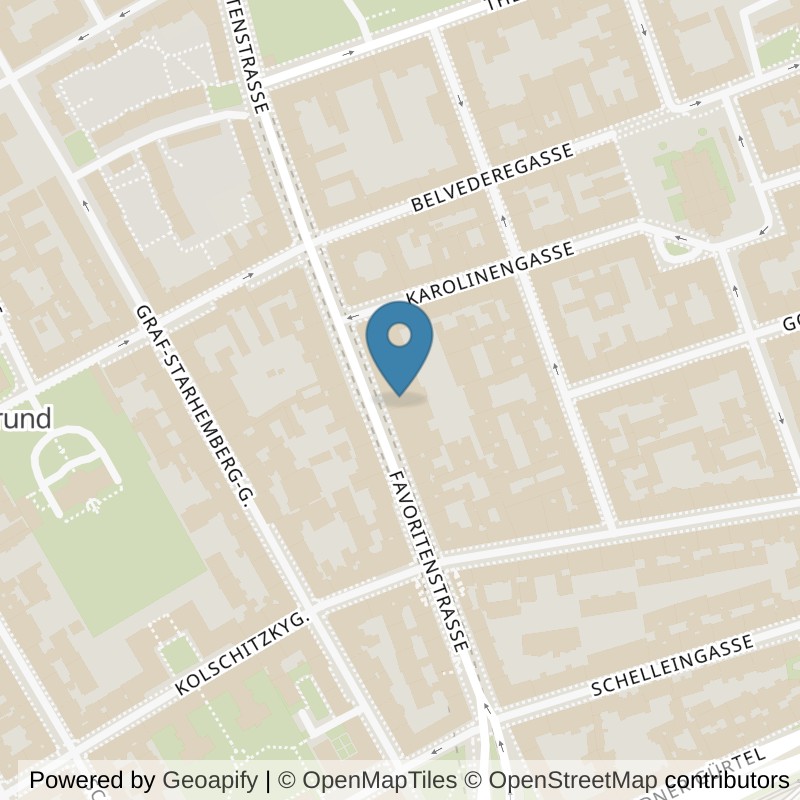 Map: location of THE BOUTIQUE HEALTH CLUB© in Wien