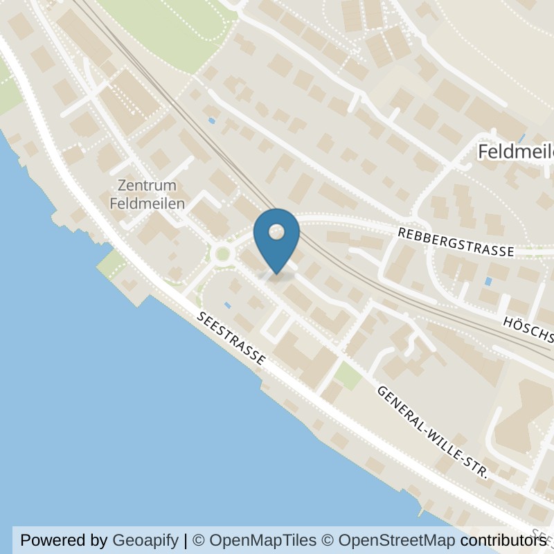 Map: location of The Core Club Meilen in Meilen