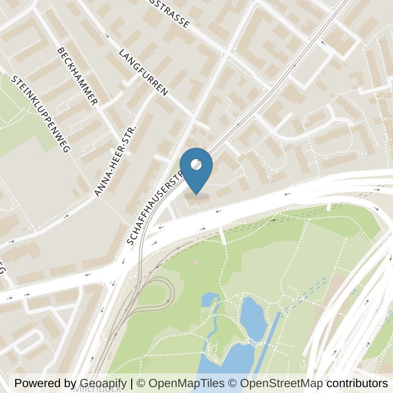 Map: location of The CrossBox Gym in Zürich