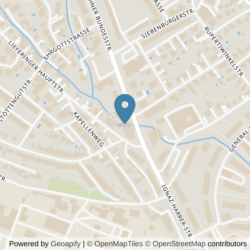 Map: location of The Lagree Lab in Salzburg