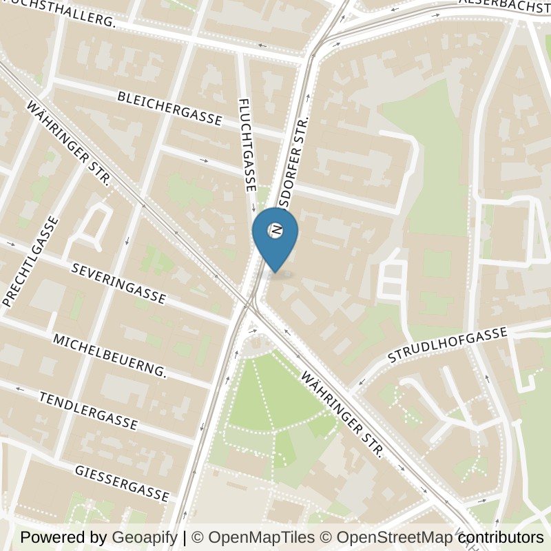 Map: location of THE WYLD THING in Wien