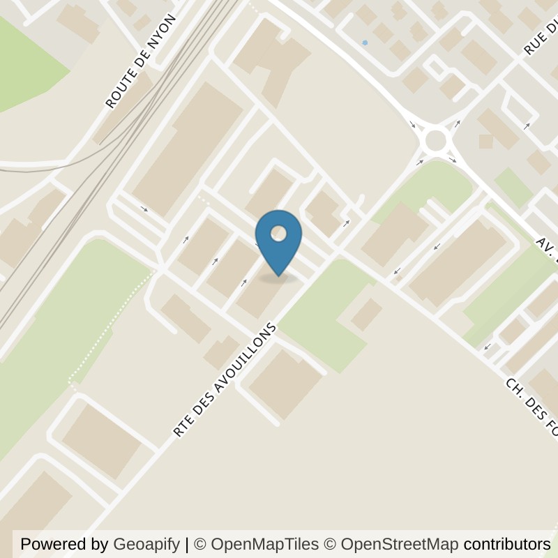 Map: location of Titan Fitness in Gland