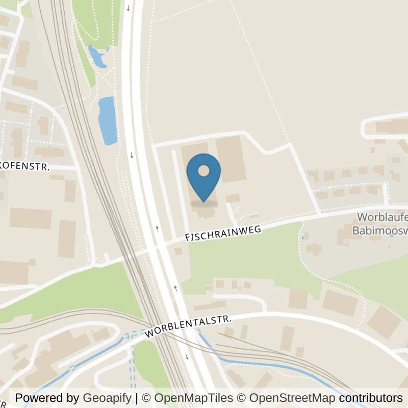 Map: location of TIVOLI Center in Ittigen