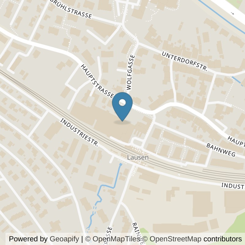 Map: location of Tonwerk Vital in Lausen