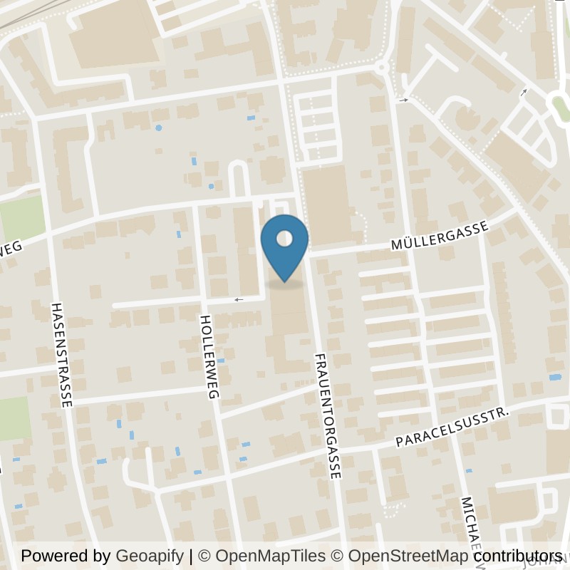 Map: location of TOPBODY Fitnesscenter Tulln in Tulln an der Donau