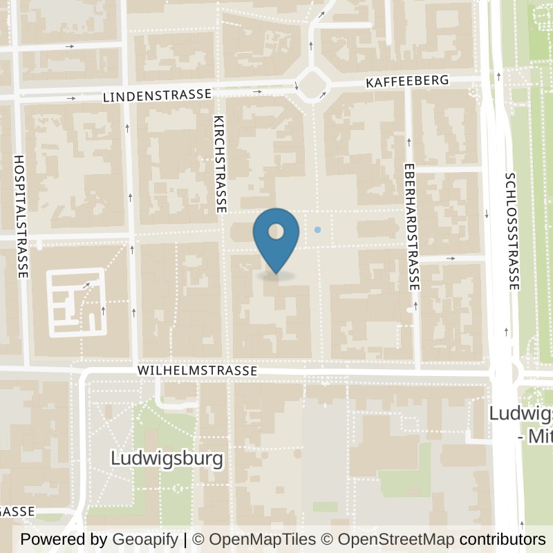 Map: location of TopFit Ludwigsburg in Ludwigsburg