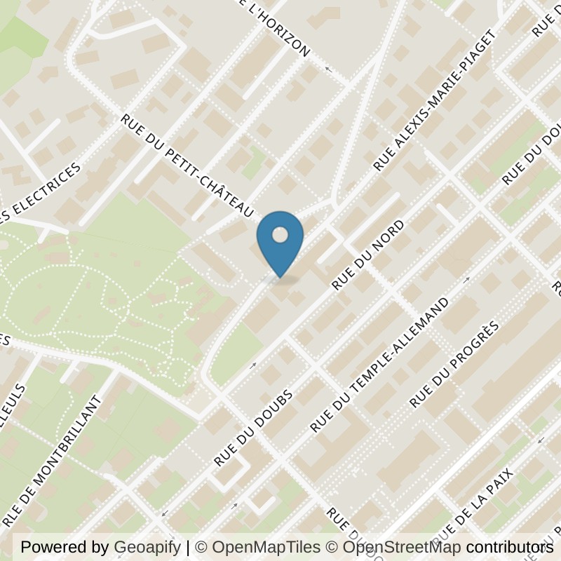 Map: location of TosalGym in La Chaux-de-Fonds
