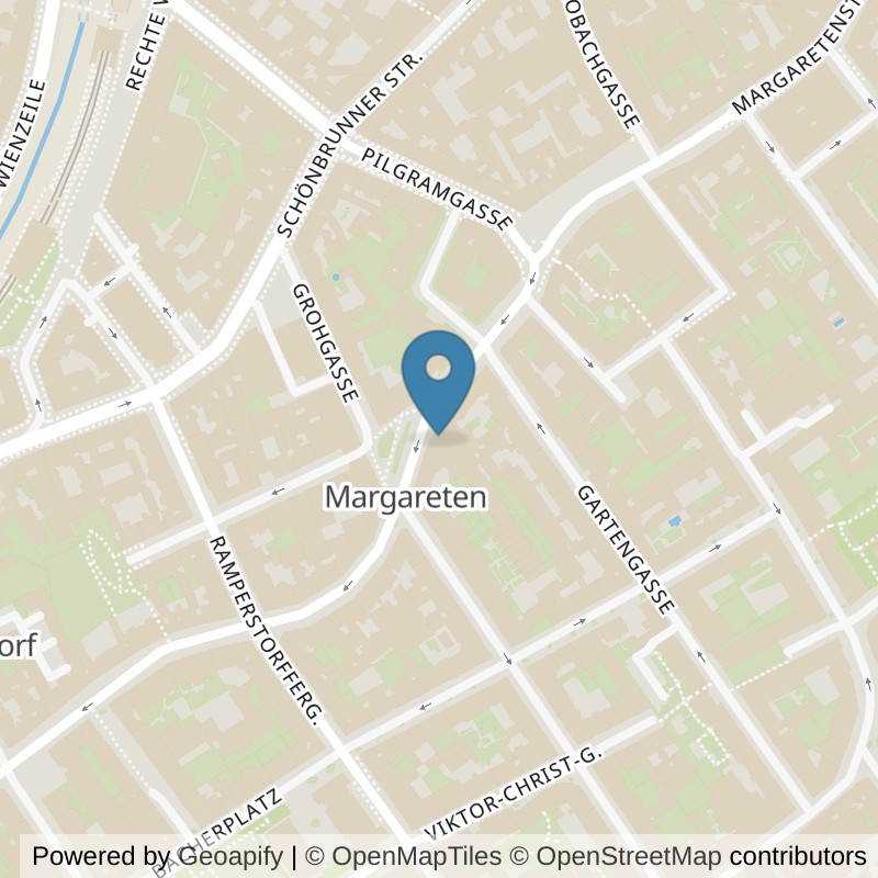 Map: location of TRAINER'S GYM in Wien