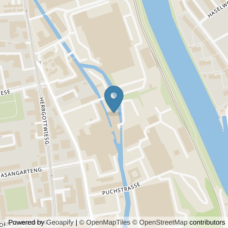 Map: location of Ultimate Gym in Graz