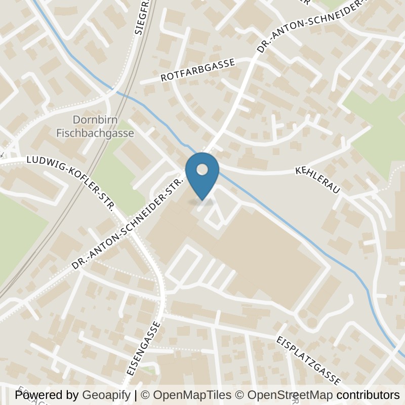 Map: location of Unicorn Pole Studio in Dornbirn