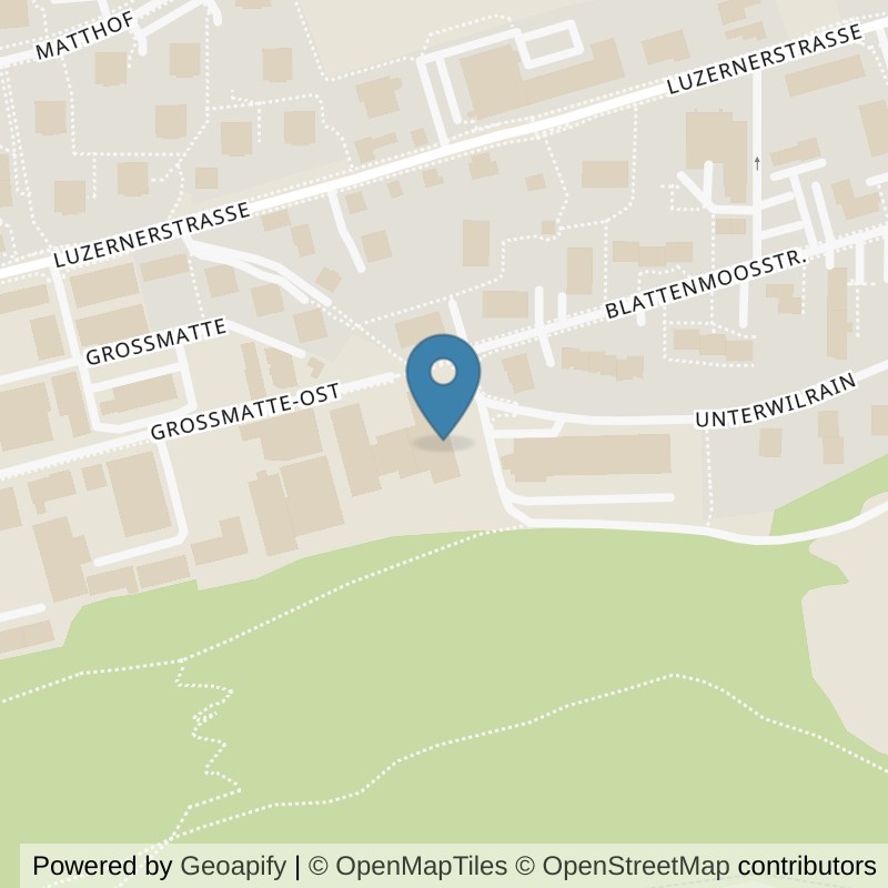 Map: location of UNIQUE Fitness Littau, Luzern in Luzern