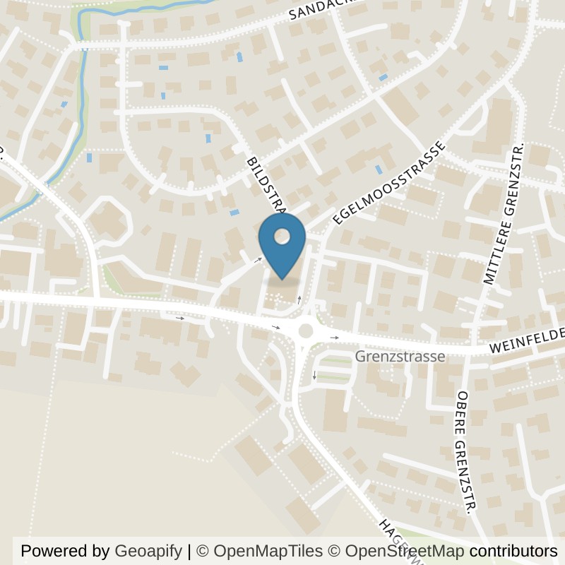 Map: location of update Fitness Amriswil in Amriswil