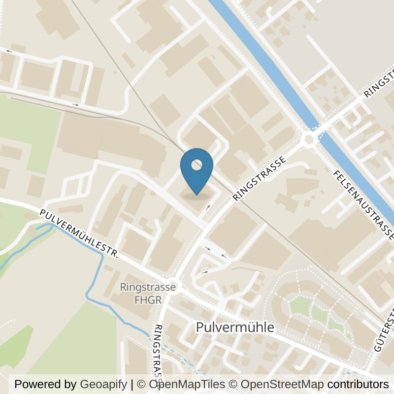 Map: location of update Fitness Chur in Chur