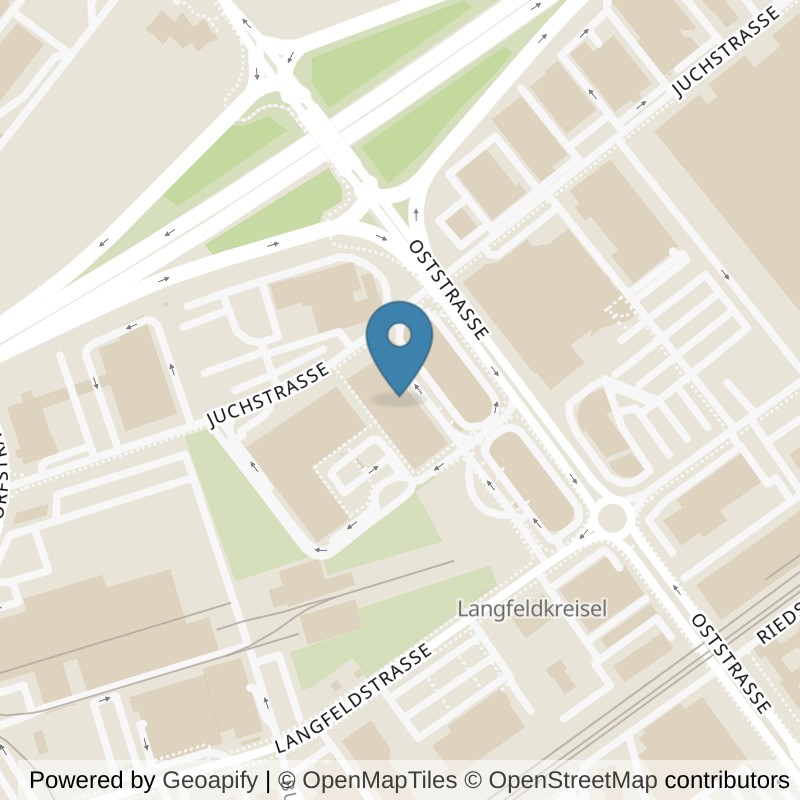 Map: location of update Fitness Frauenfeld in Frauenfeld