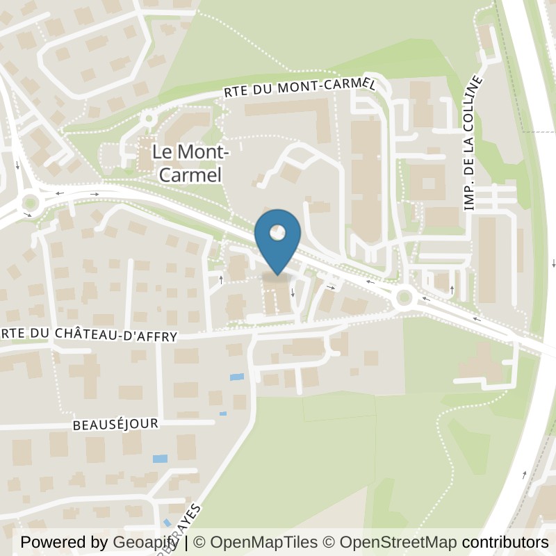 Map: location of update Fitness Fribourg Givisiez in Givisiez