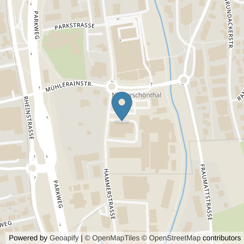 Map: location of update Fitness Füllinsdorf in Füllinsdorf