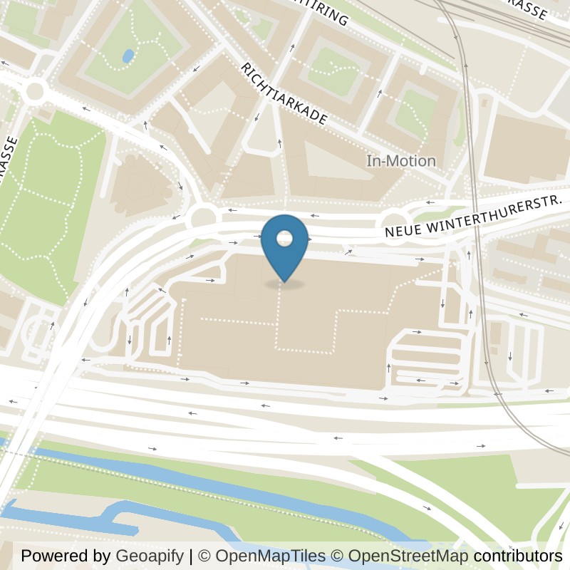 Map: location of update Fitness Glattzentrum in Wallisellen
