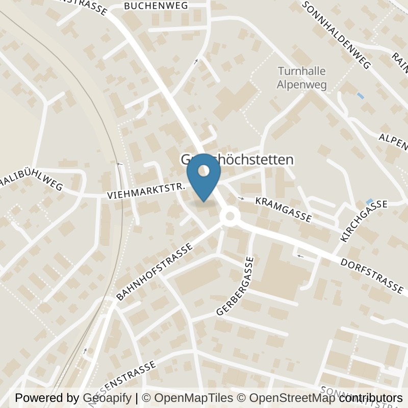 Map: location of update Fitness Grosshöchstetten in Grosshöchstetten