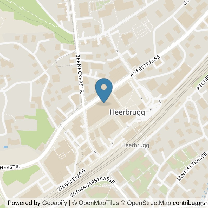 Map: location of update Fitness Heerbrugg in Heerbrugg