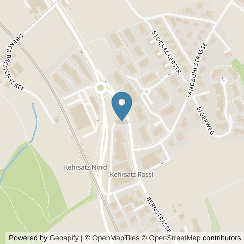 Map: location of update Fitness Kehrsatz in Kehrsatz