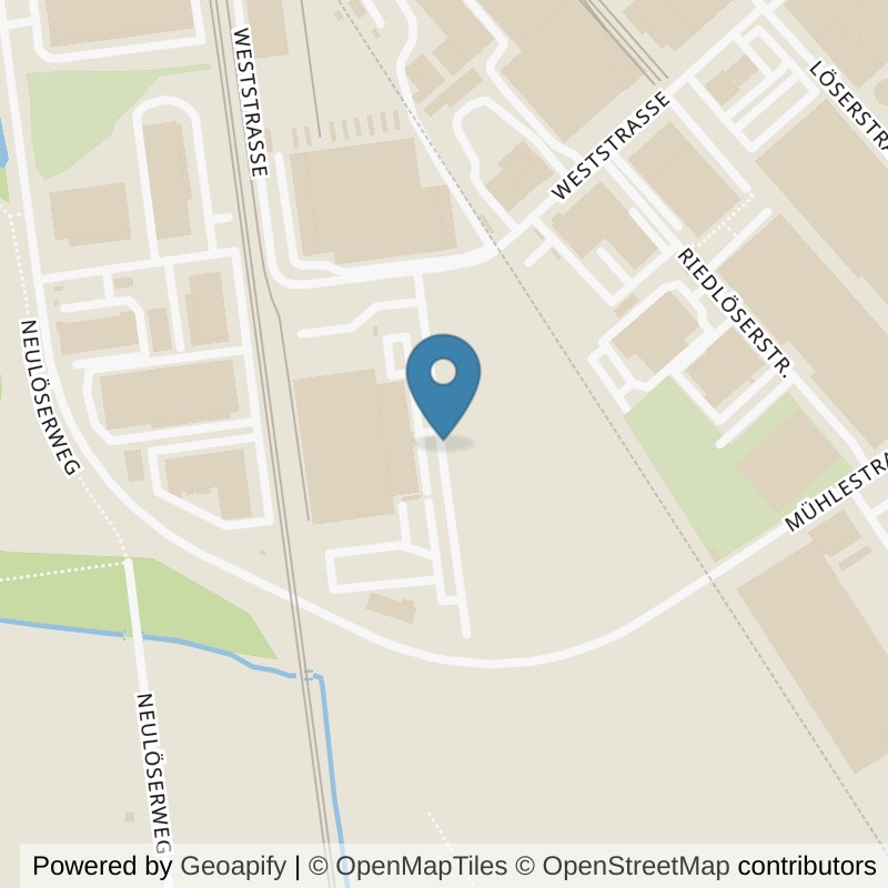 Map: location of update Fitness Landquart in Zizers