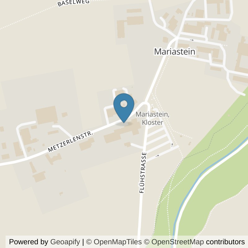 Map: location of update Fitness Mariastein in Metzerlen-Mariastein