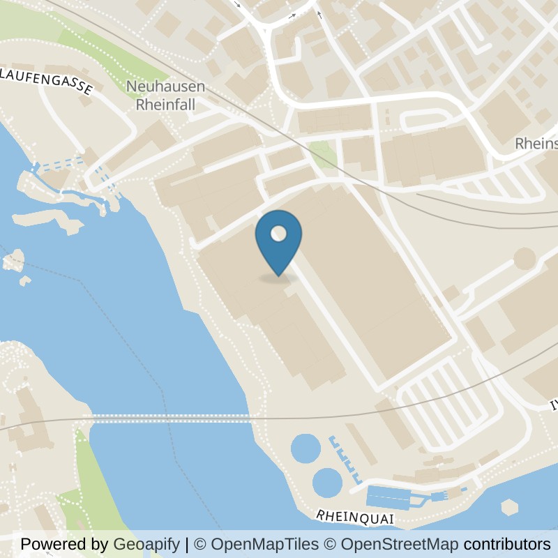 Map: location of update Fitness Neuhausen in Neuhausen am Rheinfall