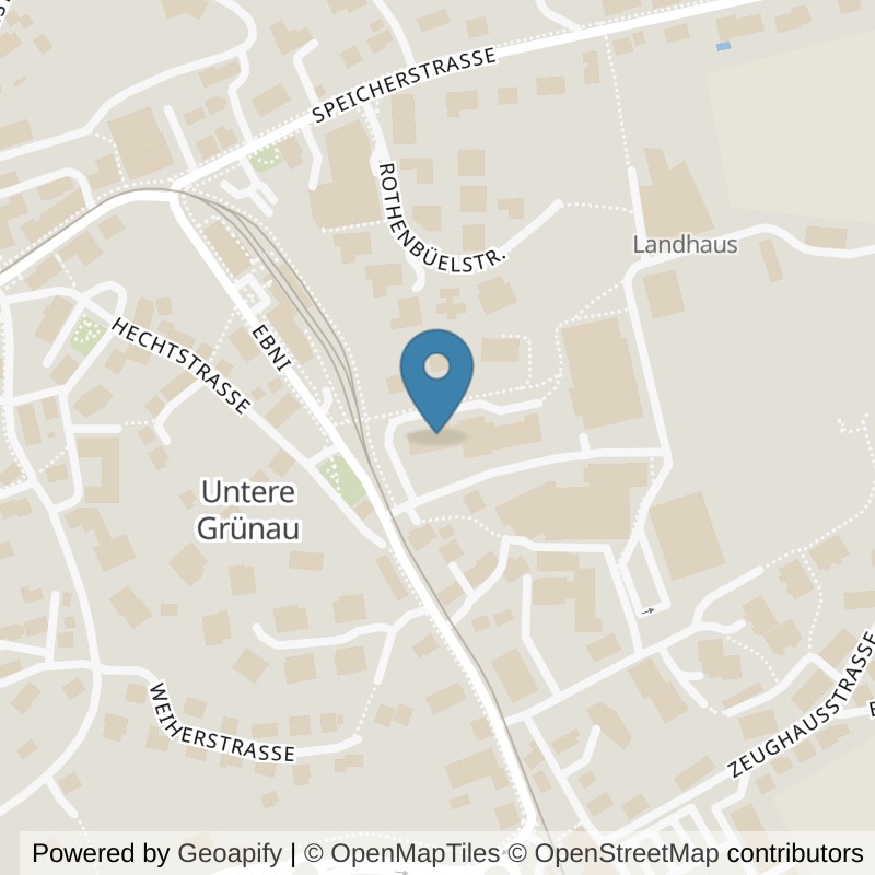 Map: location of update Fitness Teufen in Teufen