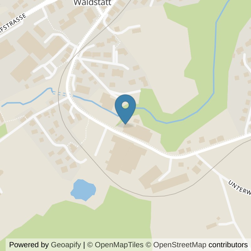 Map: location of URgym in Waldstatt