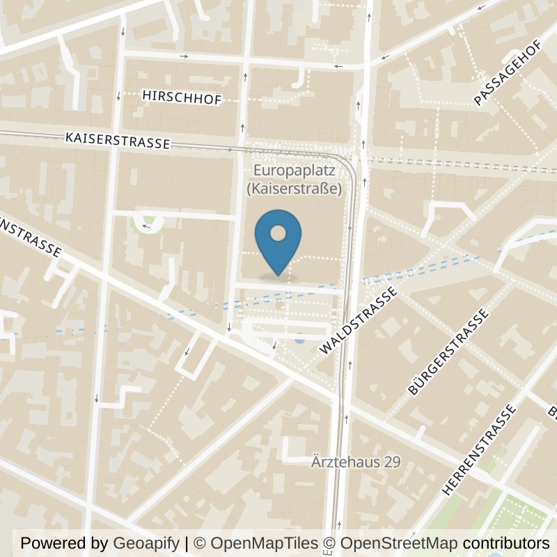 Map: location of VeniceBeach Karlsruhe Postgalerie in Karlsruhe