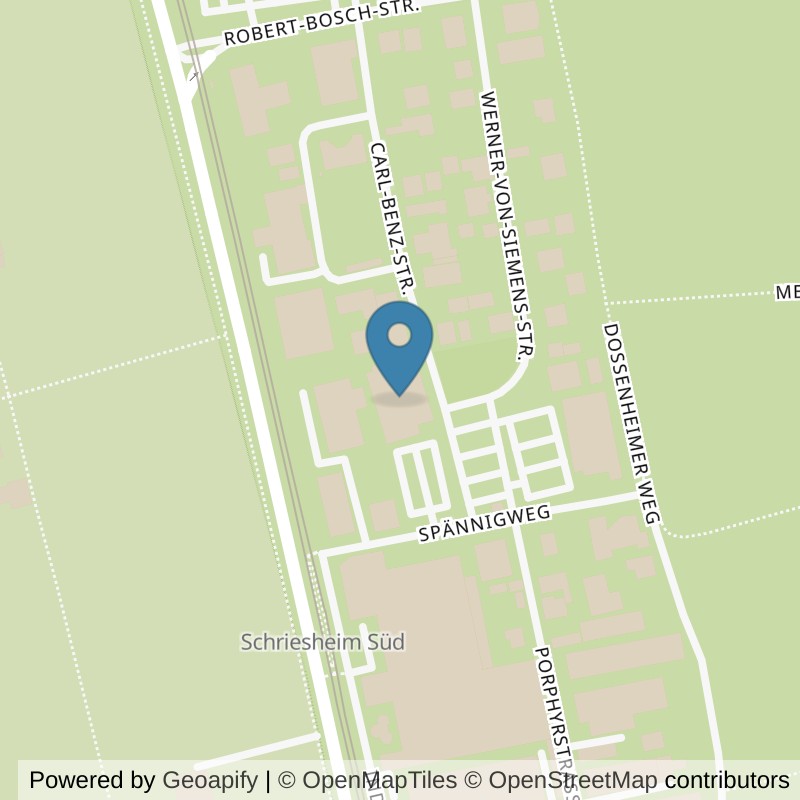 Map: location of VeniceBeach Schriesheim in Schriesheim