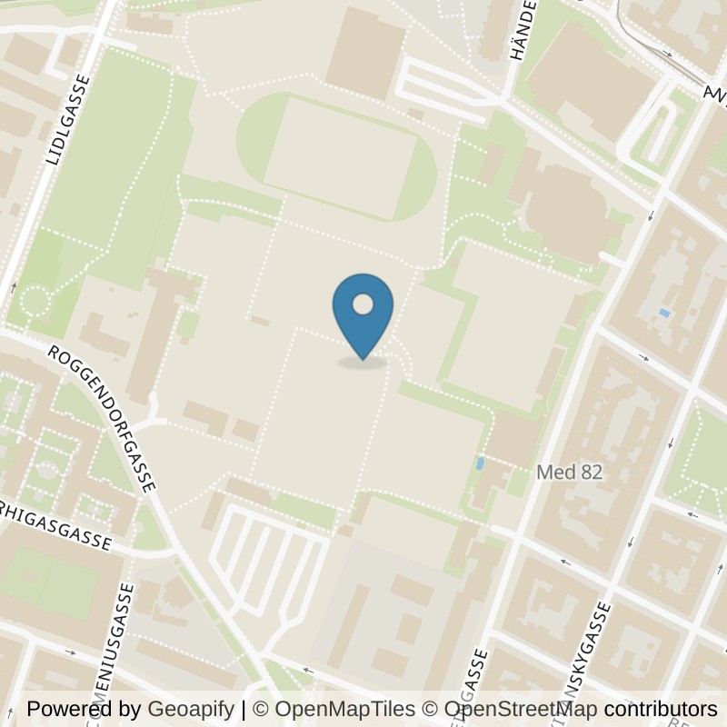 Map: location of Viktoriatraining – magyar nyelvű csoportos erőnléti edzések Bécsben! in Wien