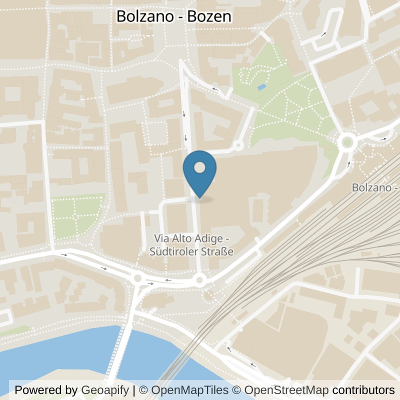 Map: location of Virgin Active Bolzano in Bolzano