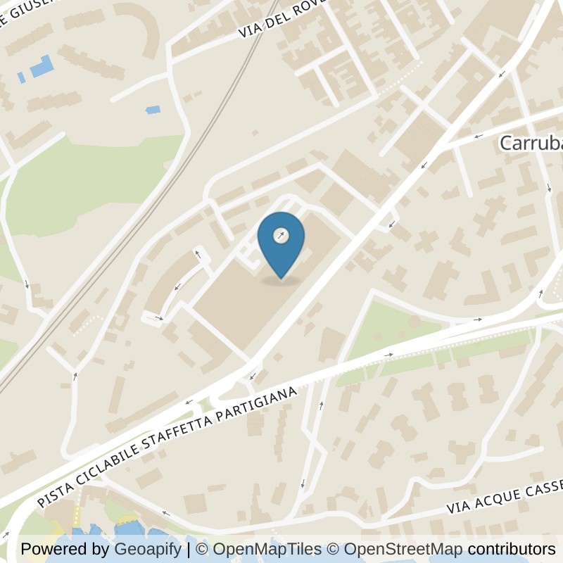 Map: location of Virgin Active Catania in Catania