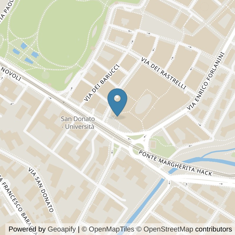 Map: location of Virgin Active Firenze San Donato in Firenze