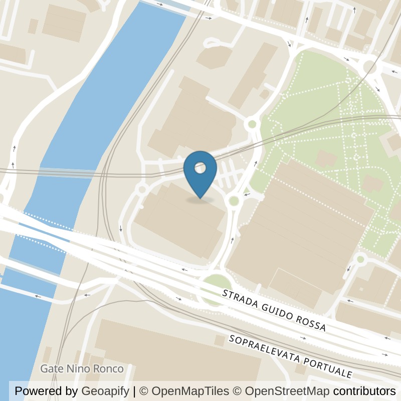 Map: location of Virgin Active Genova in Genova