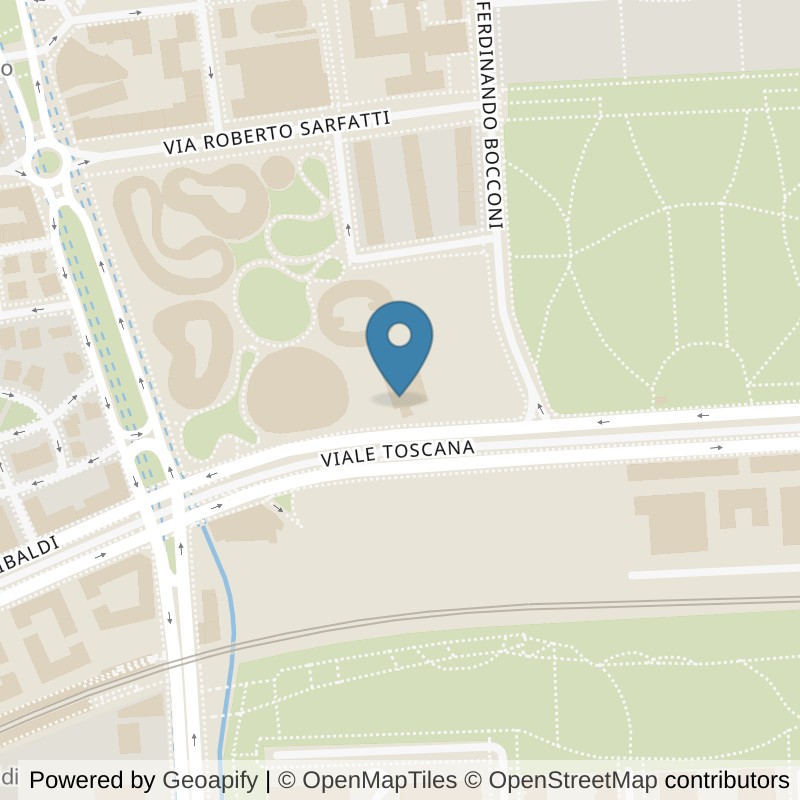 Map: location of Virgin Active Milano Bocconi in Milano
