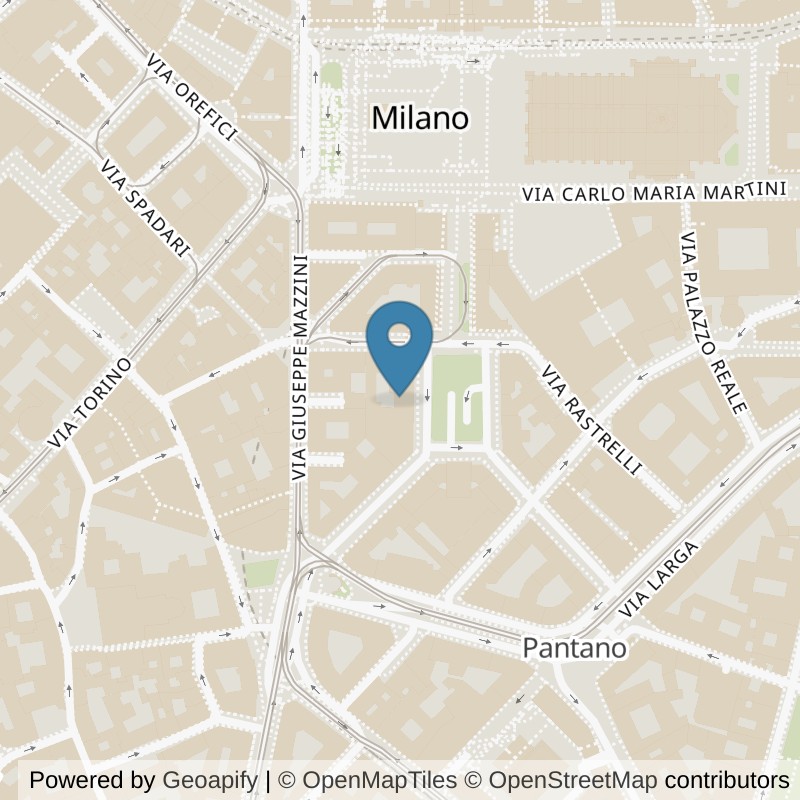 Map: location of Virgin Active Milano Diaz in Milano