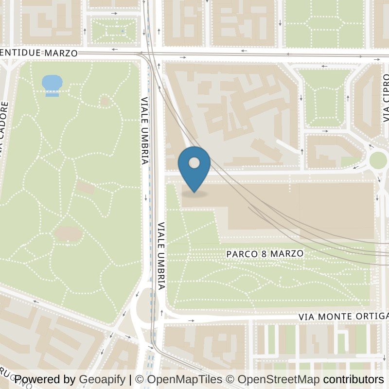 Map: location of Virgin Active Milano Porta Vittoria in Milano