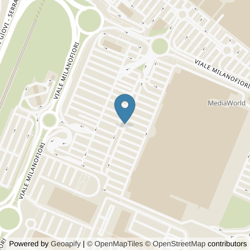 Map: location of Virgin Active Milanofiori in Assago