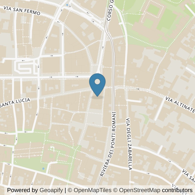 Map: location of Virgin Active Padova in Padova