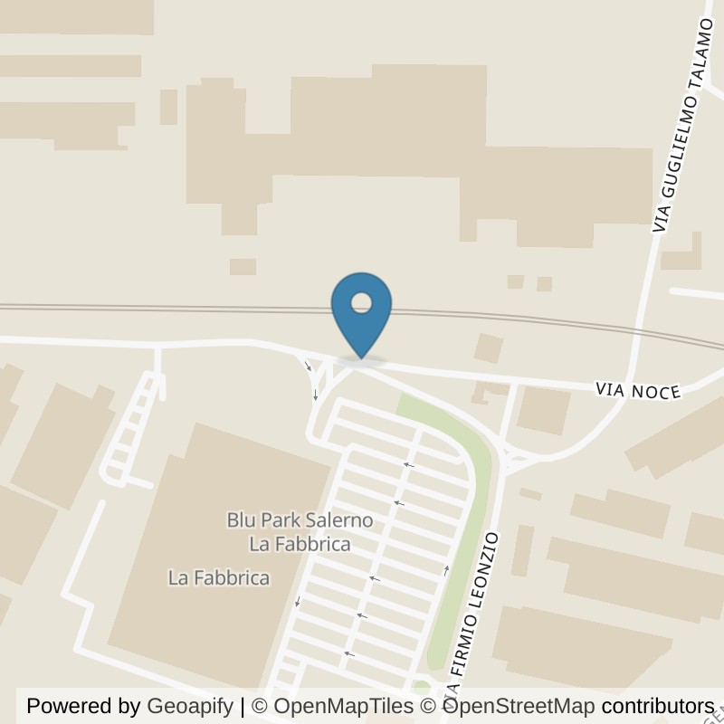 Map: location of Virgin Active Salerno in Salerno