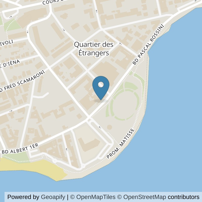 Map: location of Vita Liberté Ajaccio Sanguinaires in Ajaccio