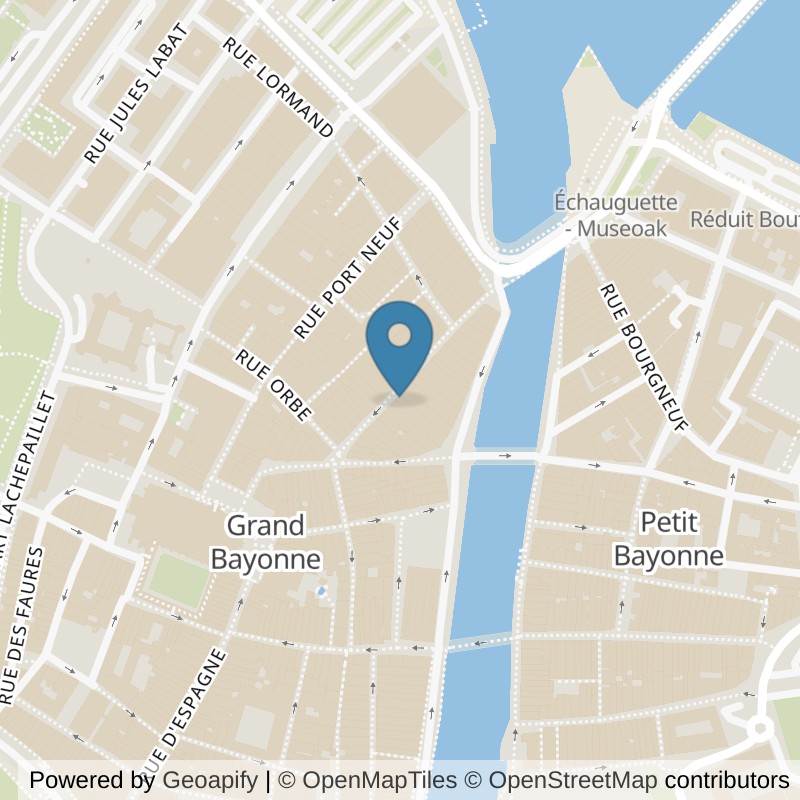 Map: location of Vita Liberté Bayonne in Bayonne
