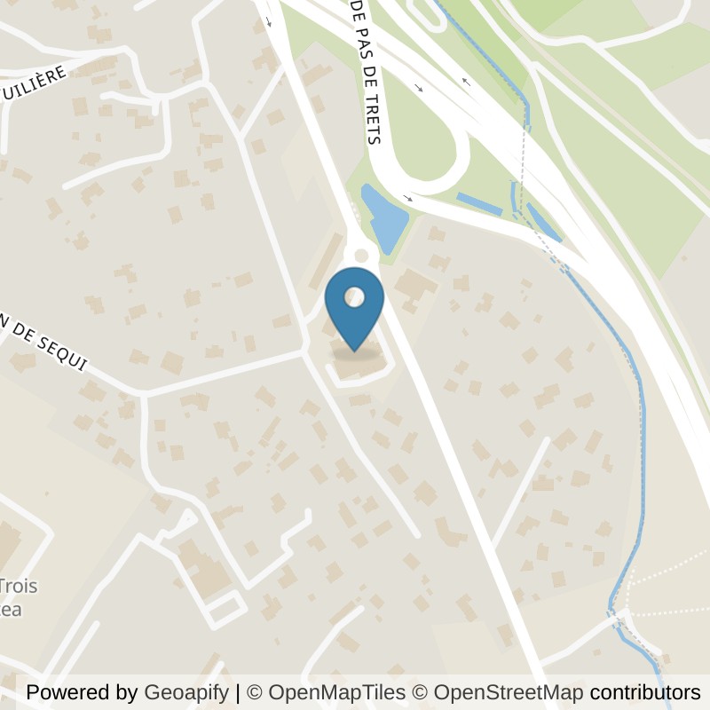 Map: location of Vita Liberté La Destrousse in La Destrousse