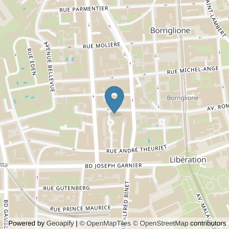 Map: location of Vita Liberté Nice Libération in Nice