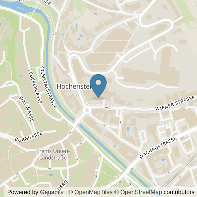 Map: location of VITALCLUB Krems in Krems an der Donau