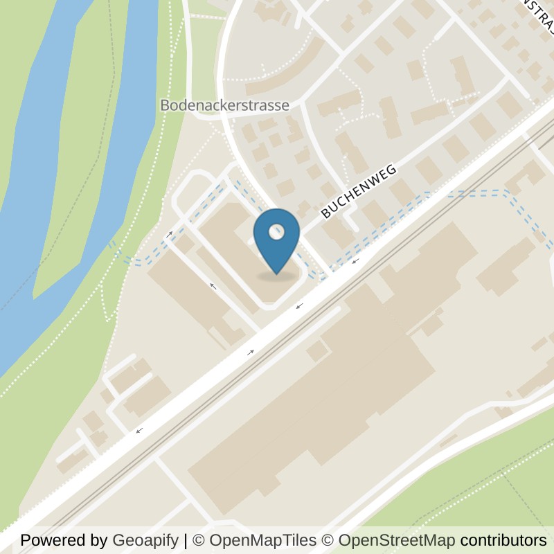 Map: location of Vitasport Training in Brugg