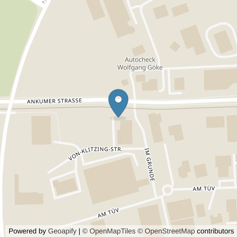 Map: location of VIVA Fitness Bersenbrück in Bersenbrück