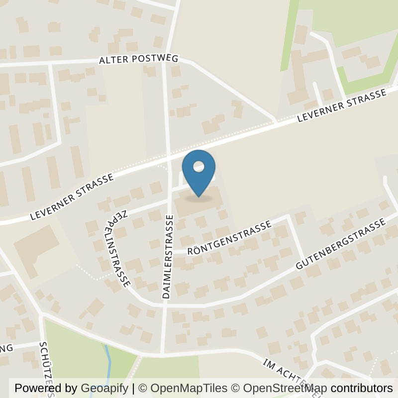 Map: location of VIVA Fitness Bohmte in Bohmte